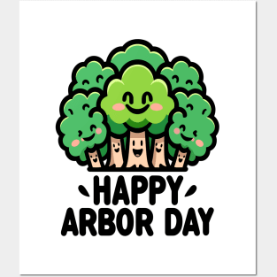 Happy Trees Celebrating Nature: Grow Green Posters and Art